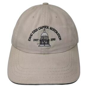 Competition Headwear Idaho State Capitol Restoration Baseball Cap Beige OS USA